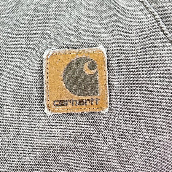 Vintage Carhartt V02 Sandstone Arctic Quilted Vest 2XL Tall USA Made Workwear - Picture 9 of 14